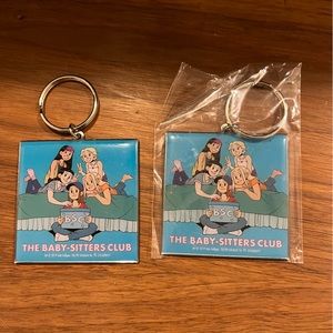 The Baby-Sitters Club Keychain 2 1/2" x 2 1/2" - NEW